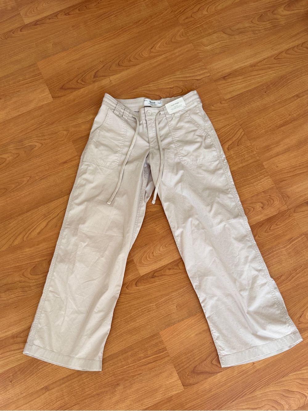 Hollister Co. Low Rise Super Baggy Wide Leg Utility Pants